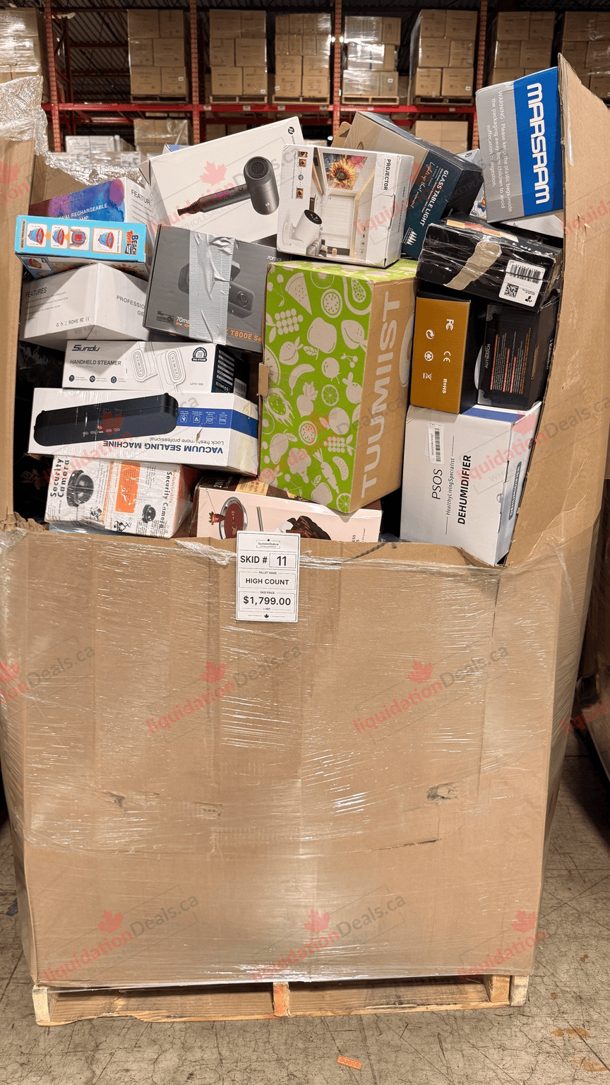 Highcount LPN Pallet #11-oak — Free Shipping Eligible for Parts of Ontario Only — Liquidation Pallet Wholesale