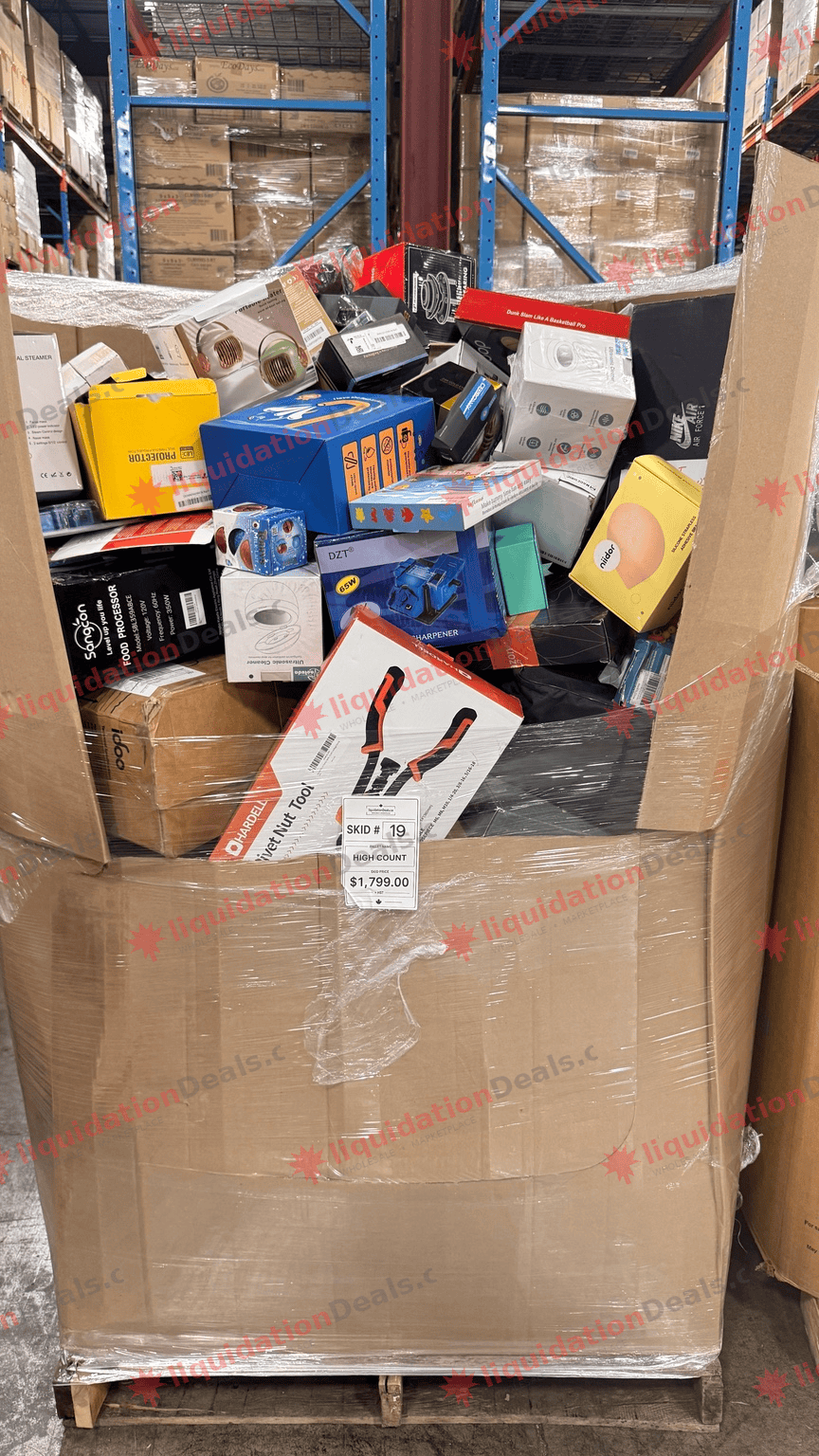 Highcount LPN Pallet #19-oak — Free Shipping Eligible for Parts of Ontario Only — Liquidation Pallet Wholesale