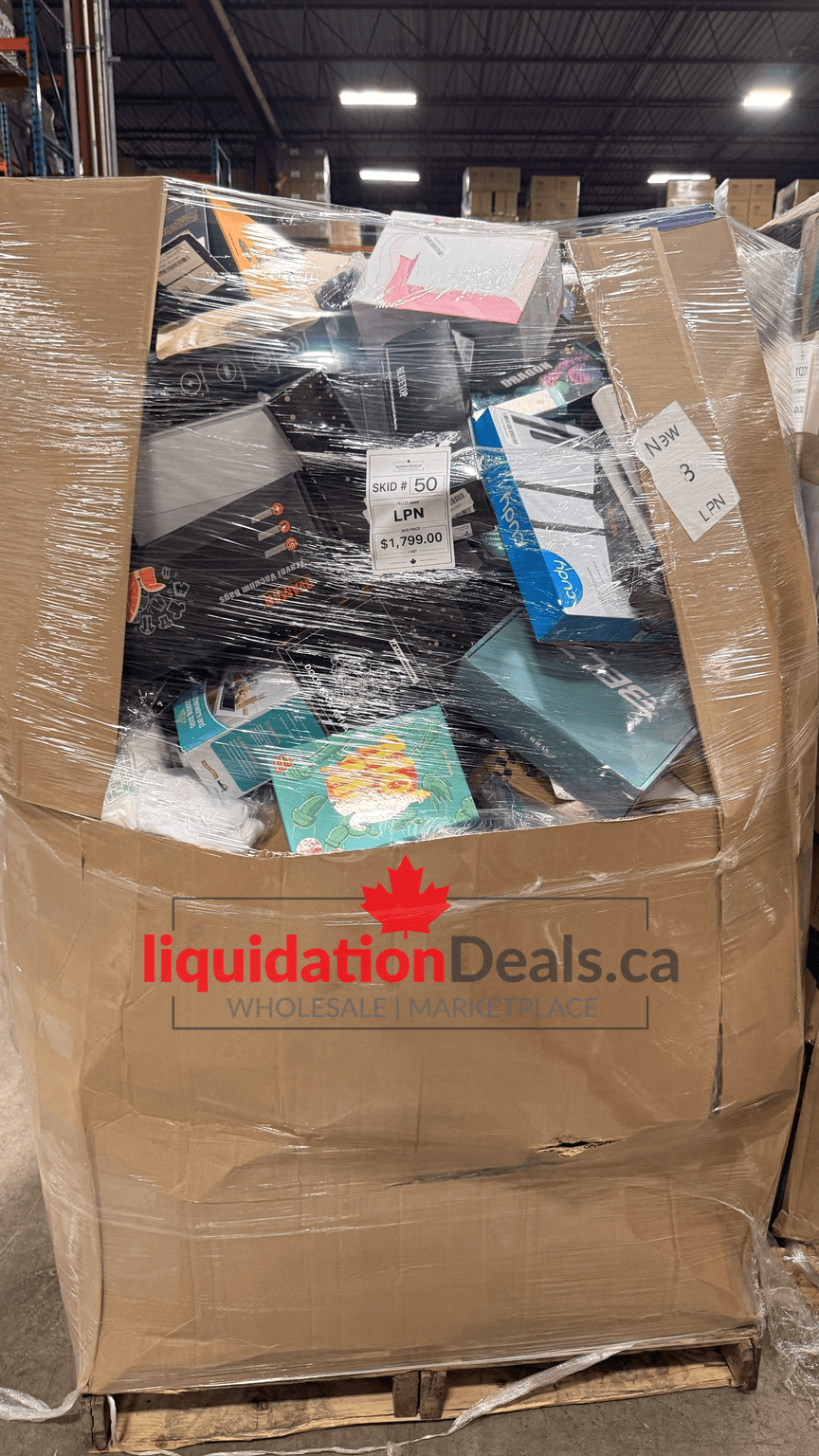 Highcount LPN Pallet #50 — Free Shipping Eligible for Parts of Ontario Only — Liquidation Pallet Wholesale