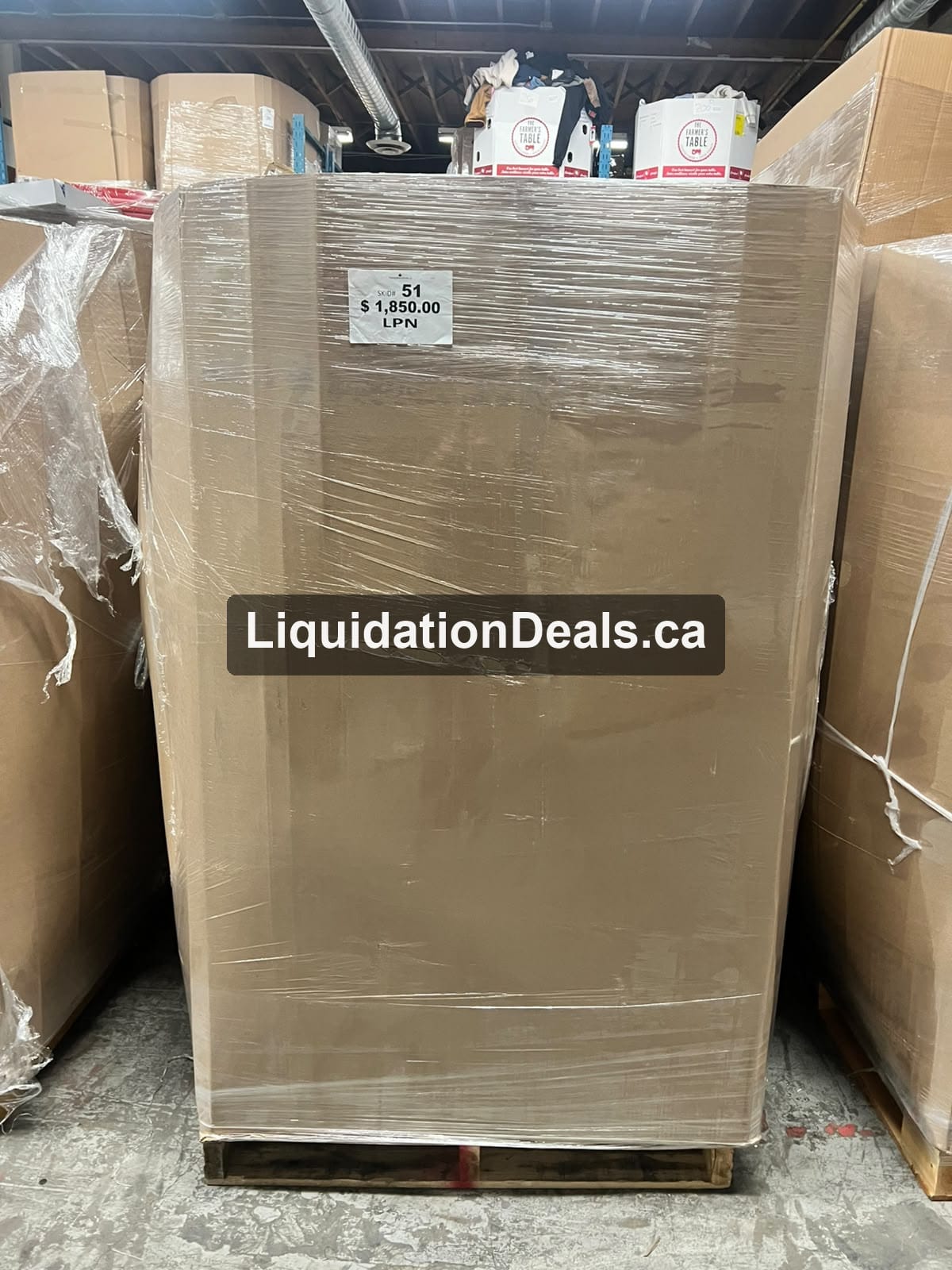 Highcount LPN Pallet #51 — Free Shipping Eligible for Parts of Ontario Only — October 14