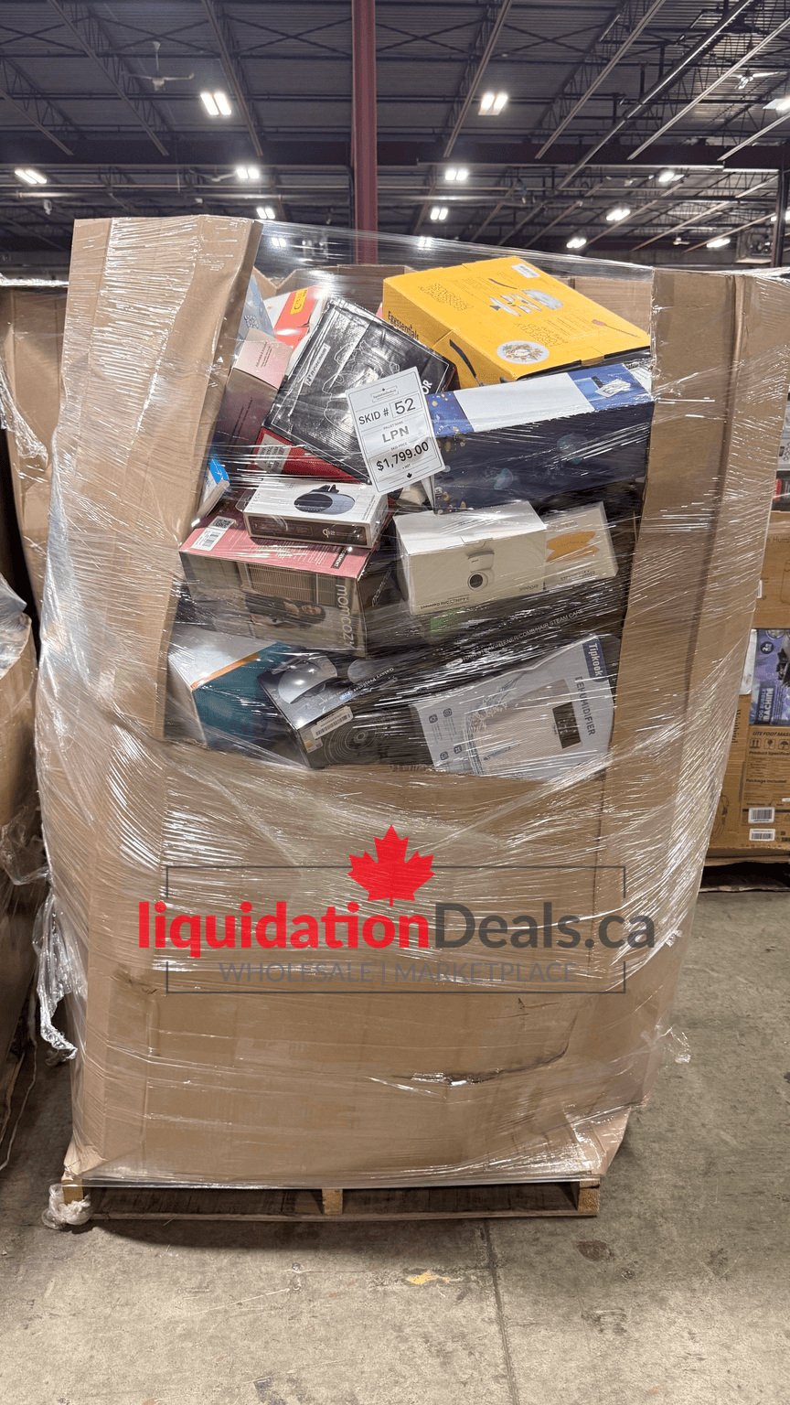 Highcount LPN Pallet #52 — Free Shipping Eligible for Parts of Ontario Only — Liquidation Pallet Wholesale