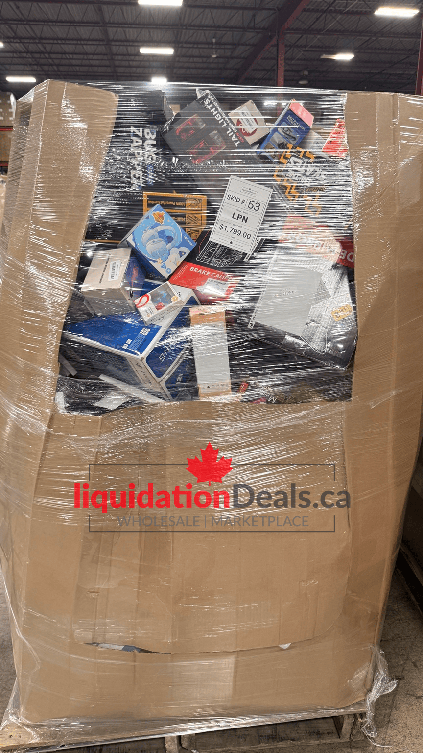 Highcount LPN Pallet #53 — Free Shipping Eligible for Parts of Ontario Only — Liquidation Pallet Wholesale