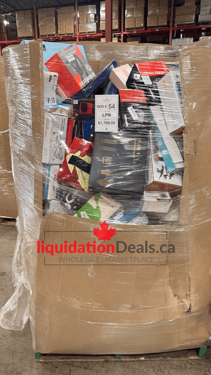 Highcount LPN Pallet #54 — Free Shipping Eligible for Parts of Ontario Only — Liquidation Pallet Wholesale