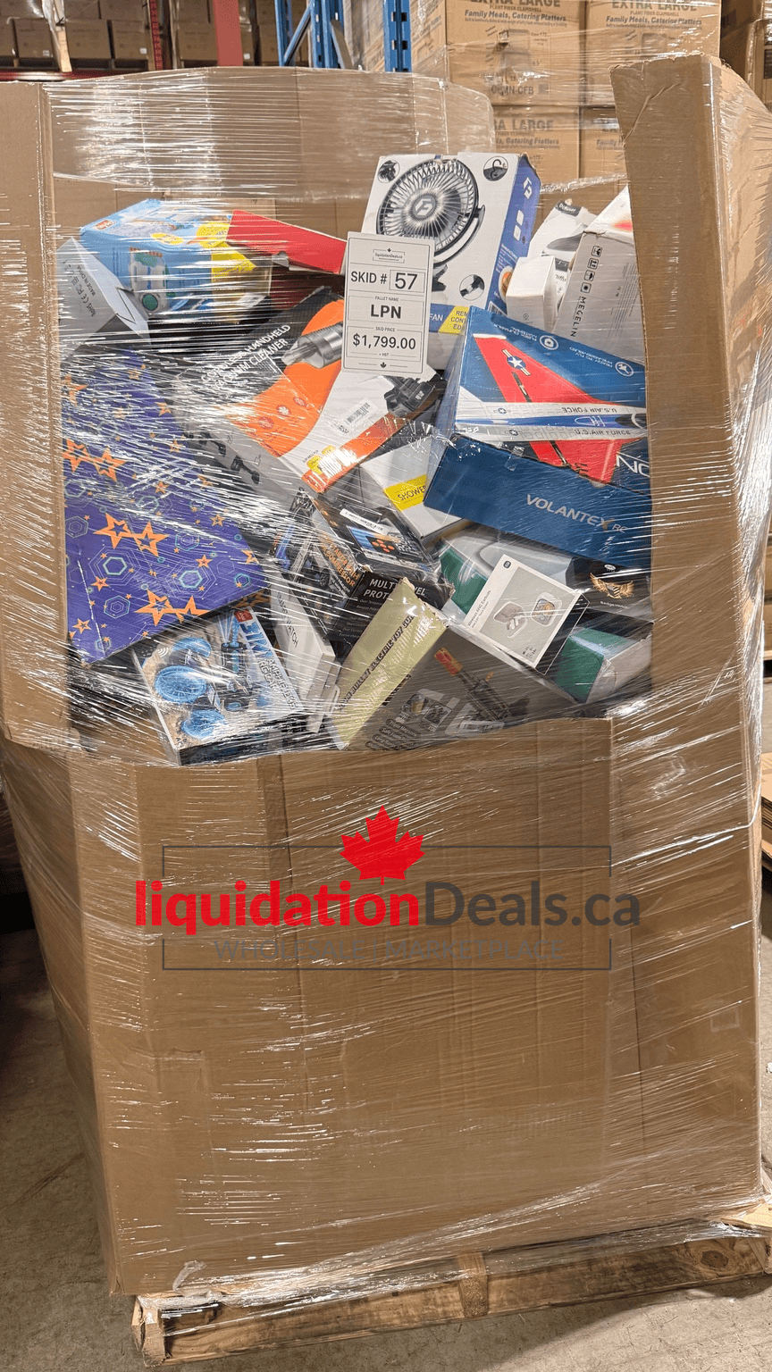 Highcount LPN Pallet #57 — Free Shipping Eligible for Parts of Ontario Only — Liquidation Pallet Wholesale