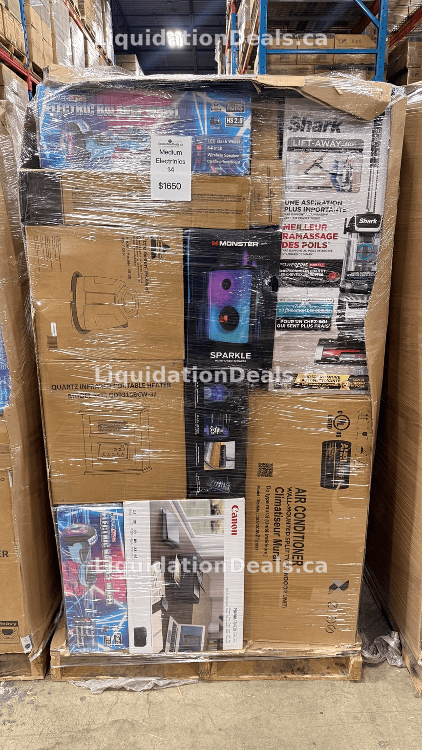 Medium Electronics #14 | Liquidation Pallet Wholesale