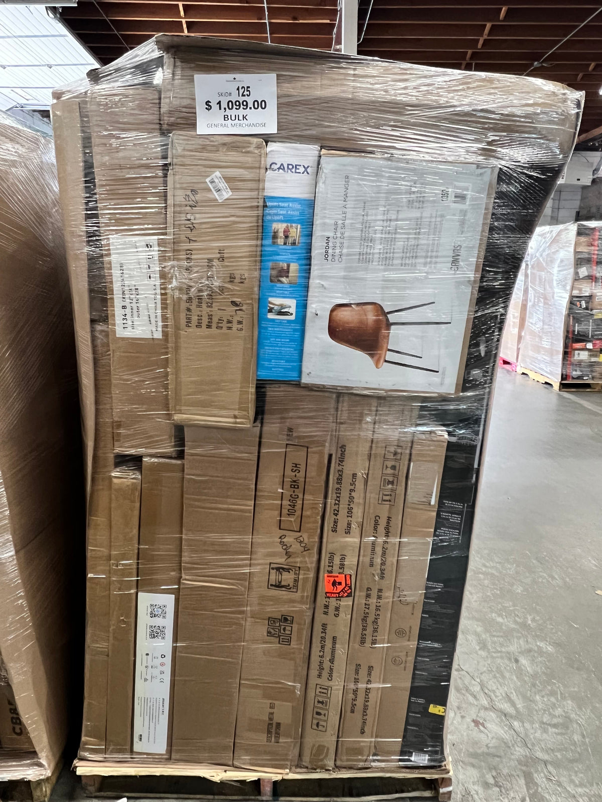 Medium General Merchandise #125 — Free Shipping Eligible for Parts of Ontario Only — Liquidation Pallet Wholesale
