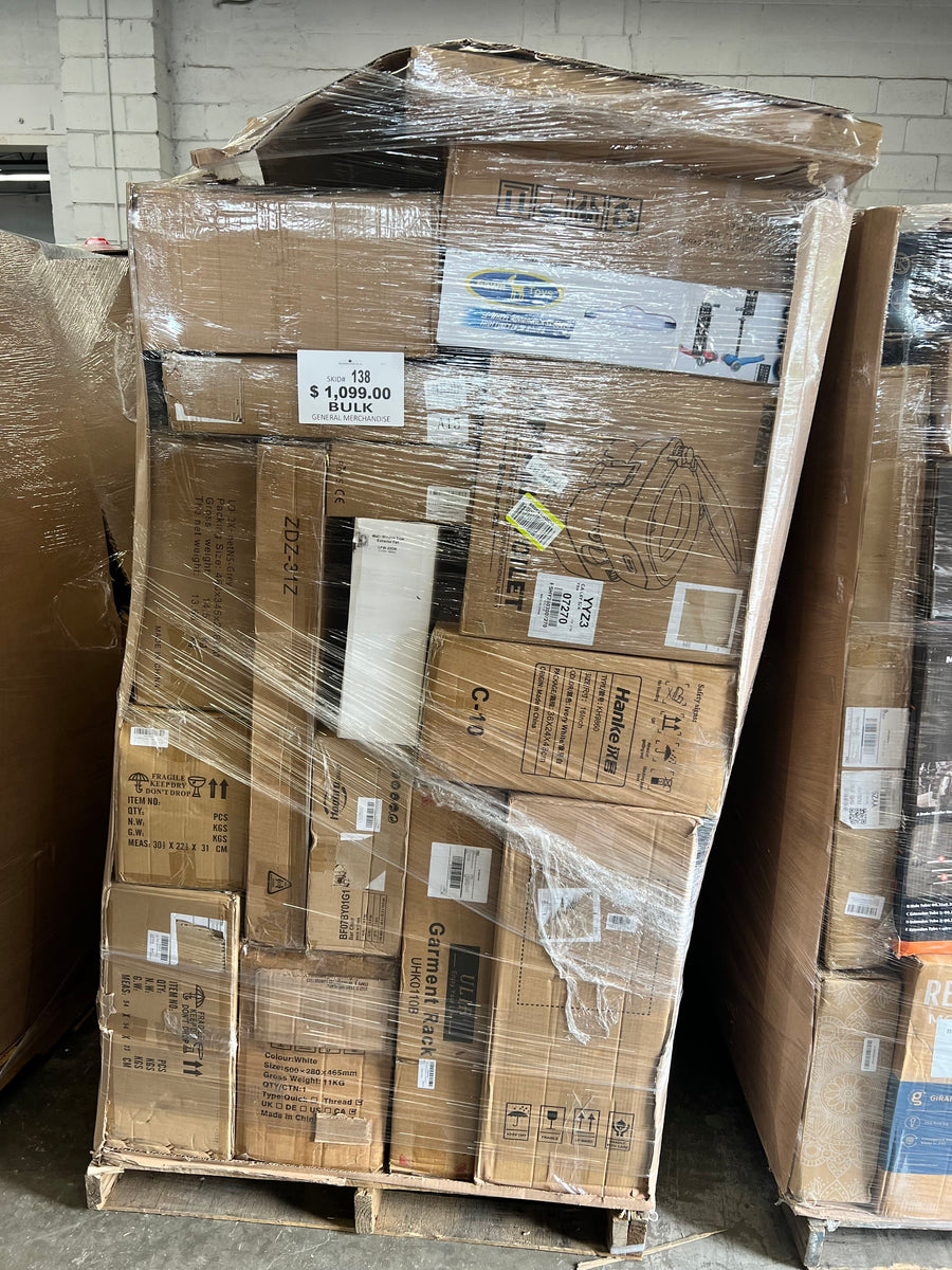 Medium General Merchandise #138 — Free Shipping Eligible for Parts of Ontario Only — Liquidation Pallet Wholesale