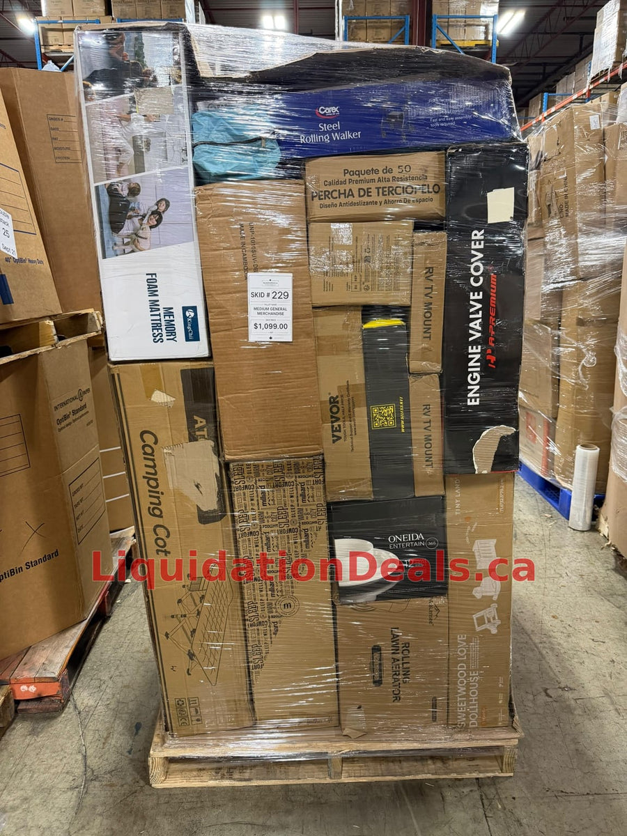 (Medium General Merchandise) #229 — Free Shipping Eligible for Parts of Ontario Only