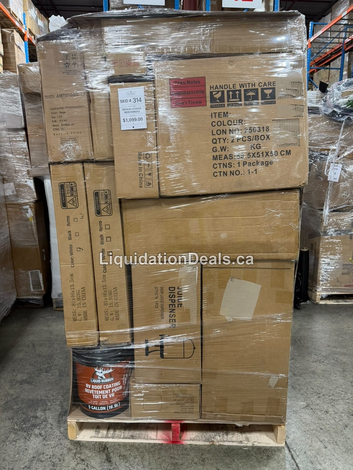 Medium General Merchandise #314 — Free Shipping Eligible for Parts of Ontario Only