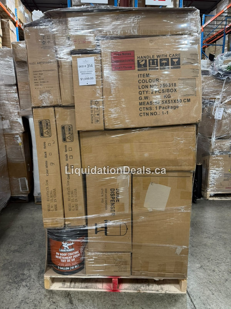 Medium General Merchandise #314 — Free Shipping Eligible for Parts of Ontario Only