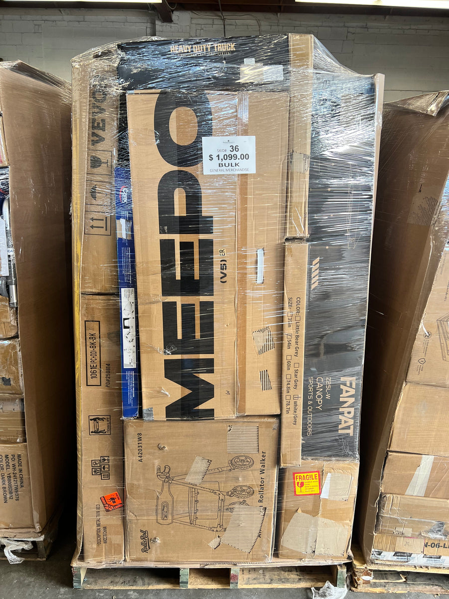 Medium General Merchandise #36 — Free Shipping Eligible for Parts of Ontario Only — Liquidation Pallet Wholesale