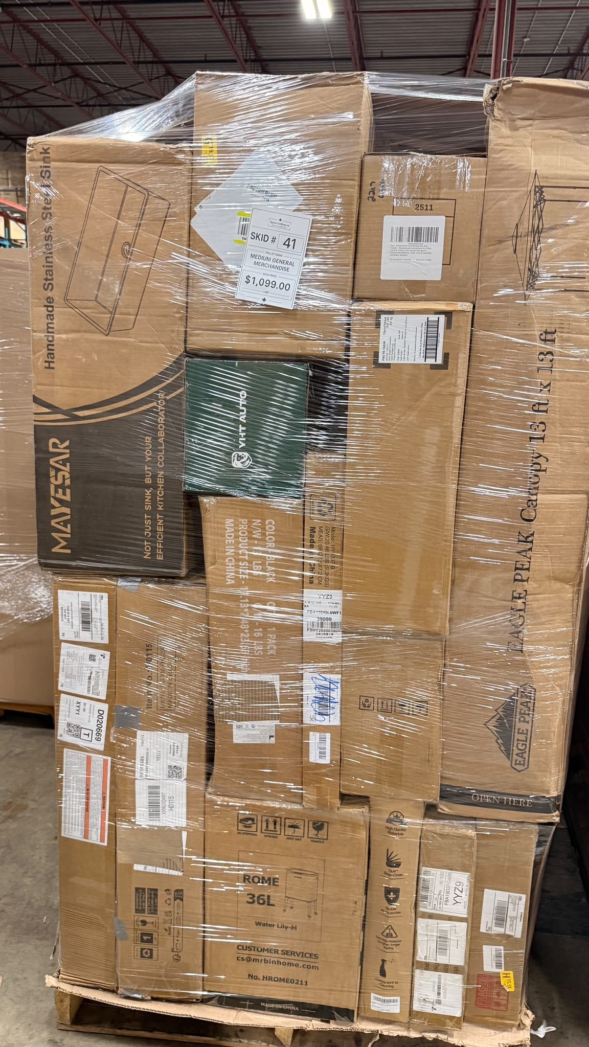 Medium General Merchandise #41 | Liquidation Pallet Wholesale