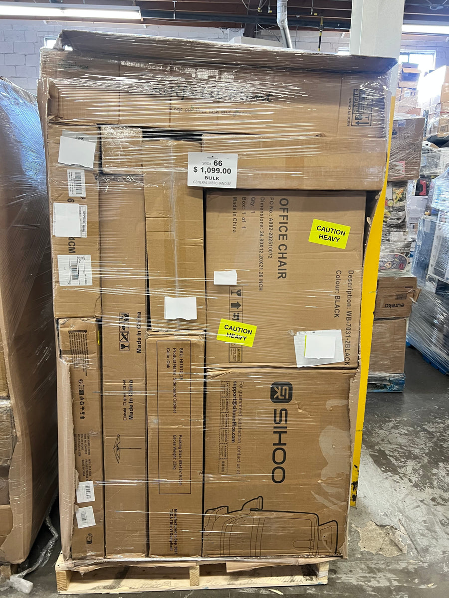 Medium General Merchandise #66 — Free Shipping Eligible for Parts of Ontario Only — Liquidation Pallet Wholesale