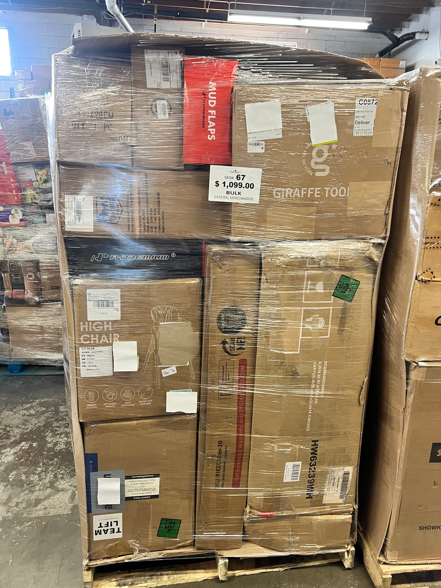 Medium General Merchandise #67 — Free Shipping Eligible for Parts of Ontario Only — Liquidation Pallet Wholesale