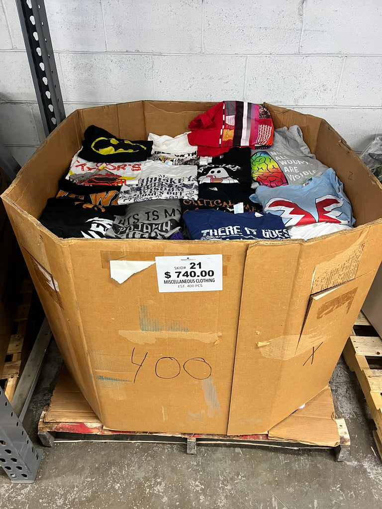 liquidationdeals.ca Miscellaneous Clothing #21- 400pcs | Liquidation Wholesale Pallet