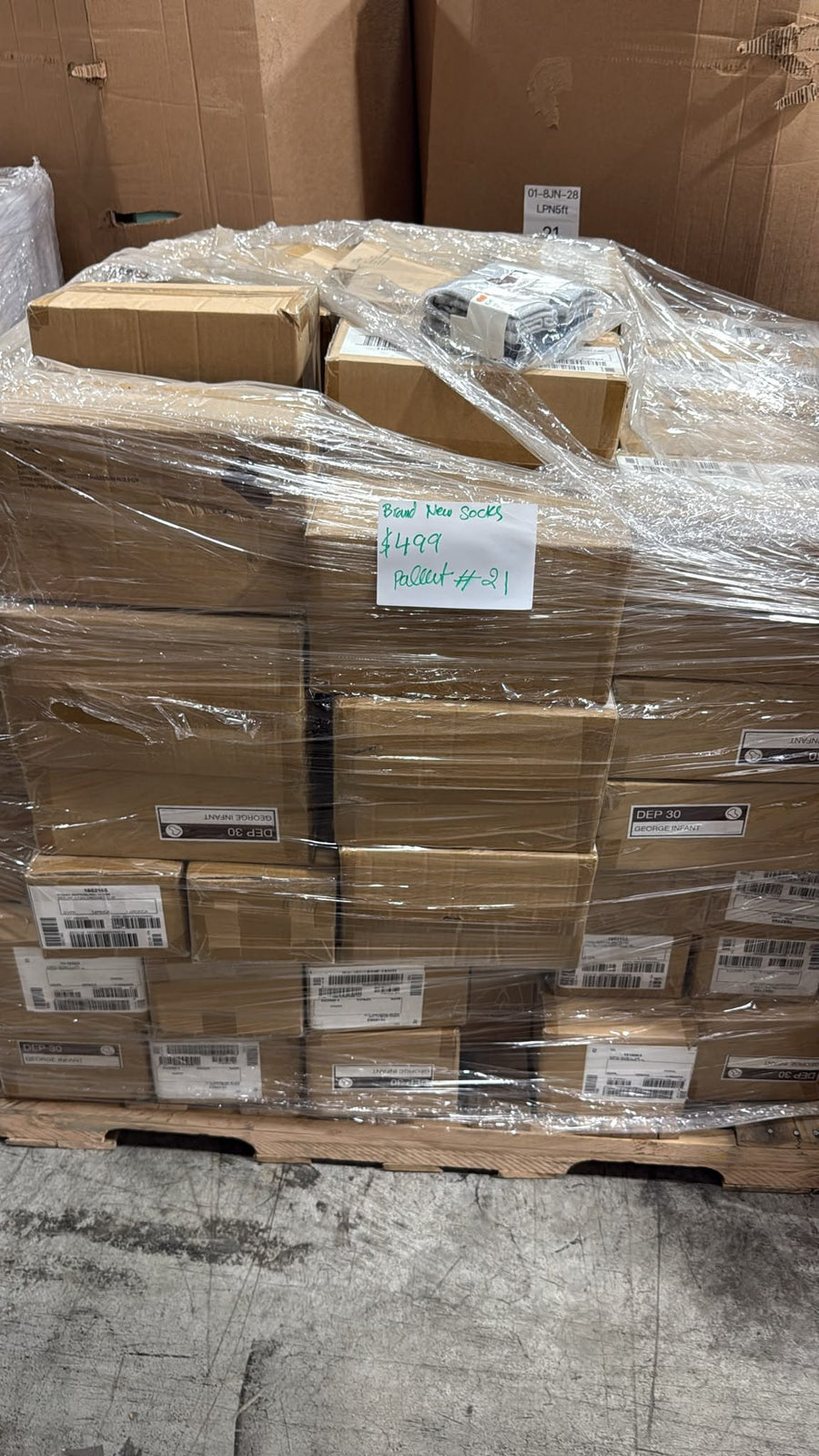 Overstock Infant Socks #21 | Liquidation Wholesale Pallet