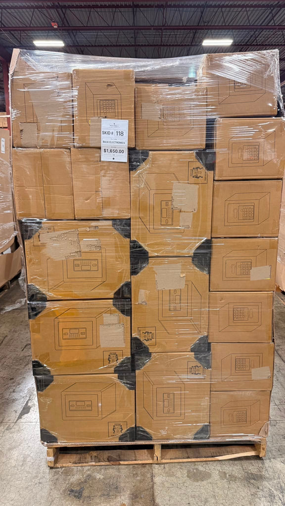 LiquidationDeals.ca Overstock Safe Box Electronics Pallet #118 | Liquidation Pallet Wholesale