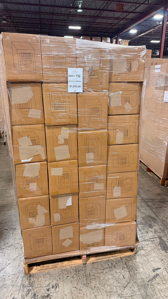 LiquidationDeals.ca Overstock Safe Box Electronics Pallet #119 | Liquidation Pallet Wholesale