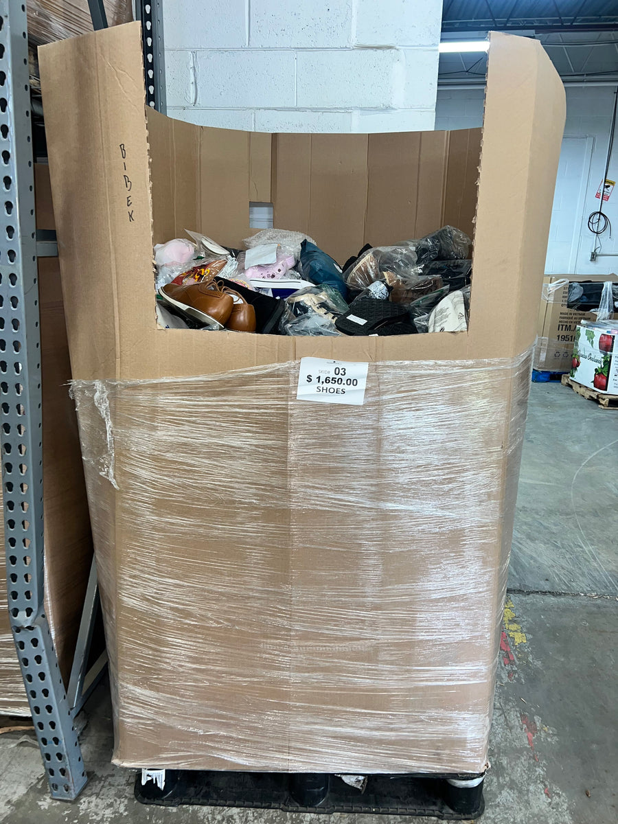 Shoes Pallet #03 | Liquidation Wholesale Pallet