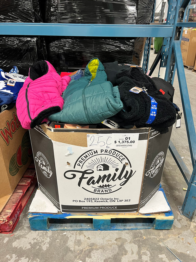 liquidationdeals.ca Winter Costco Clothing #1 | 250pcs | Liquidation Wholesale Pallet