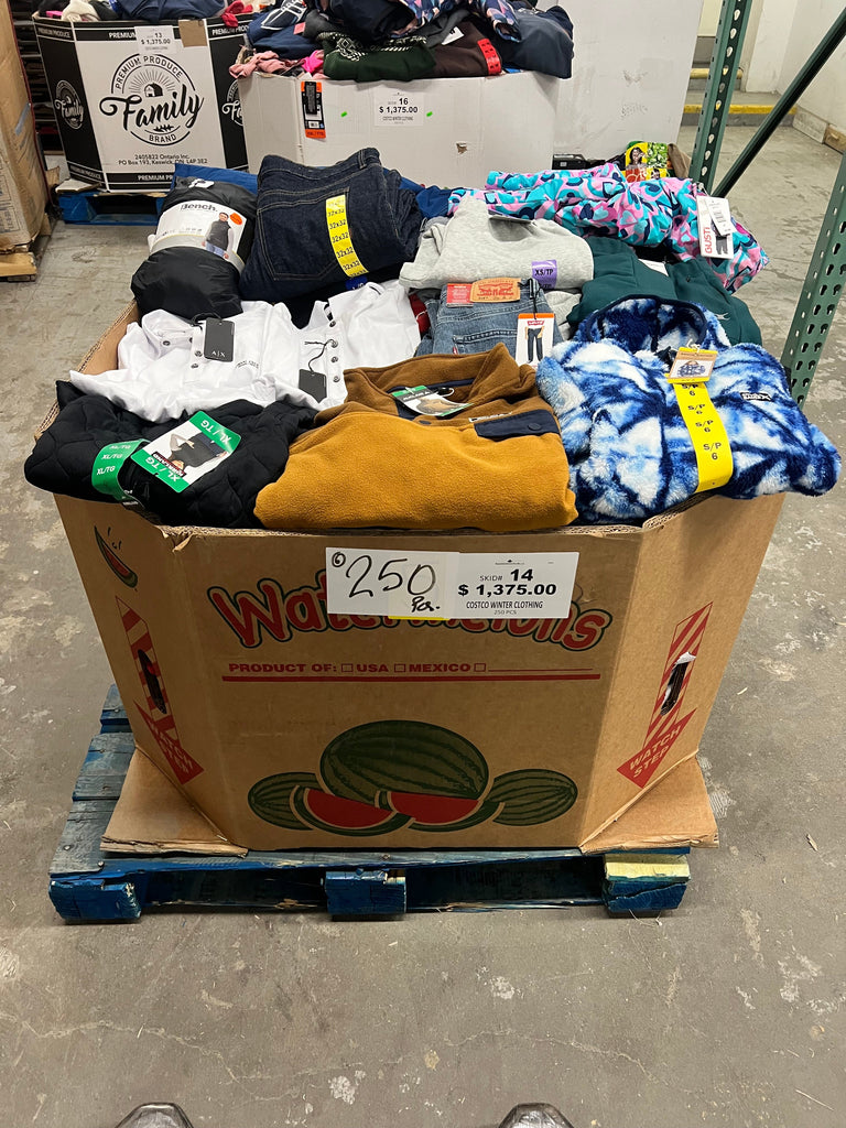 liquidationdeals.ca Winter Costco Clothing #14 | 250pcs | Liquidation Wholesale Pallet